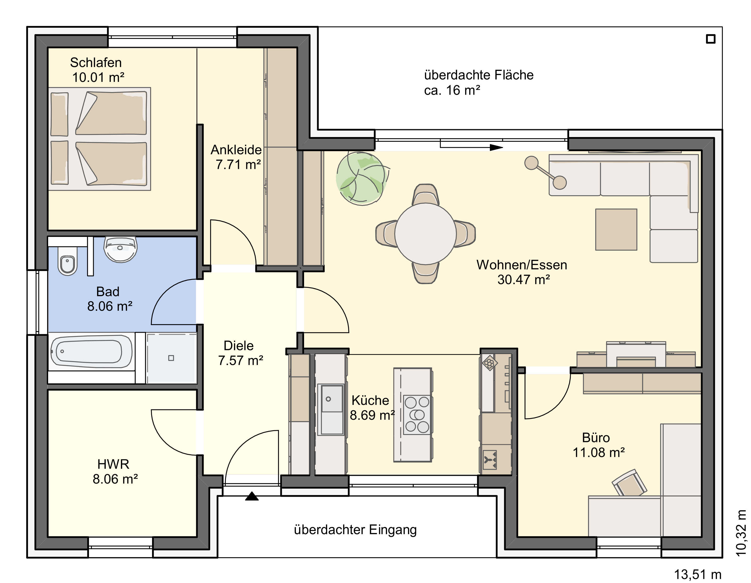 Grundriss Erdgeschoss
