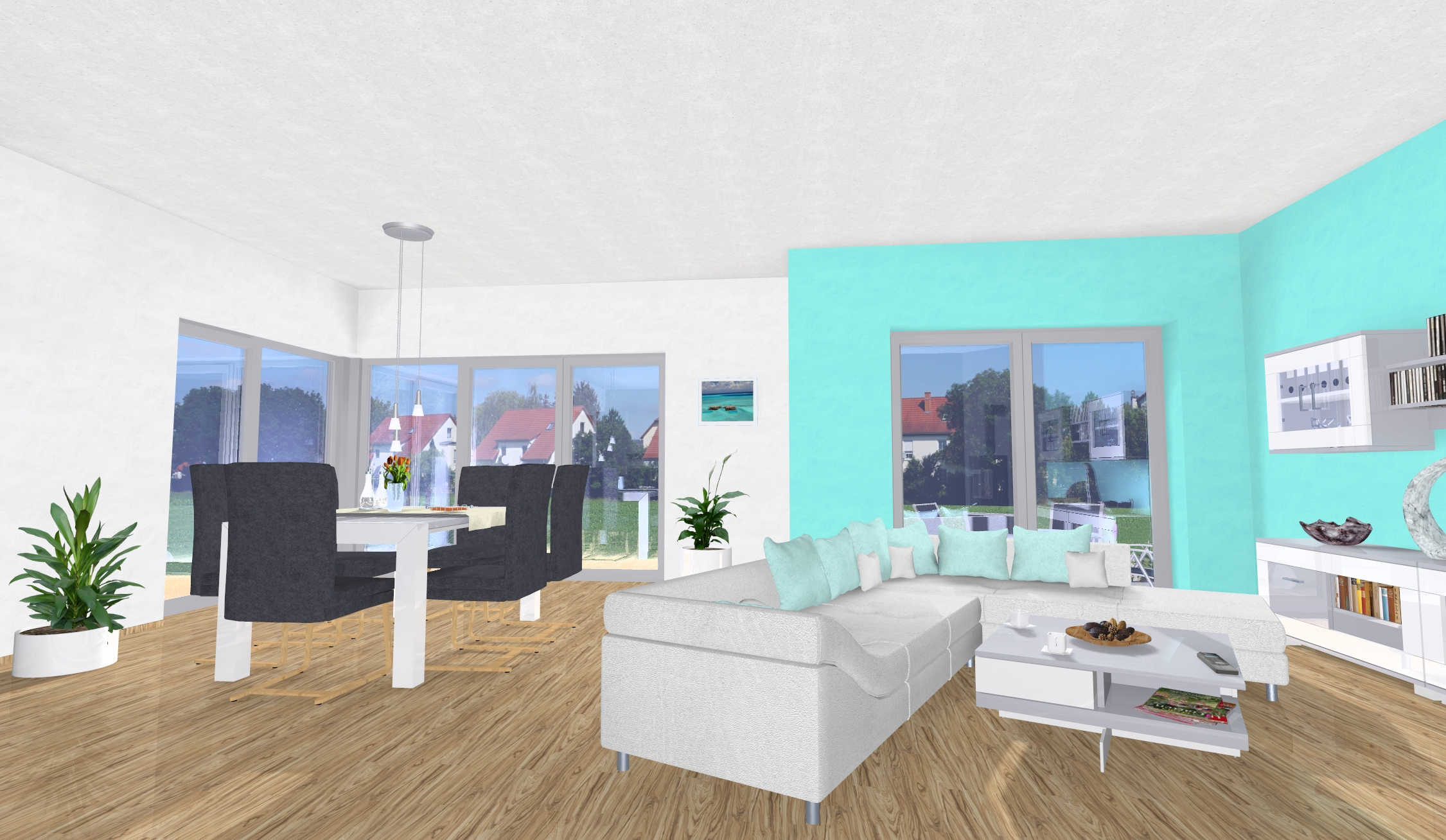 Innenansicht Wohnen/Essen