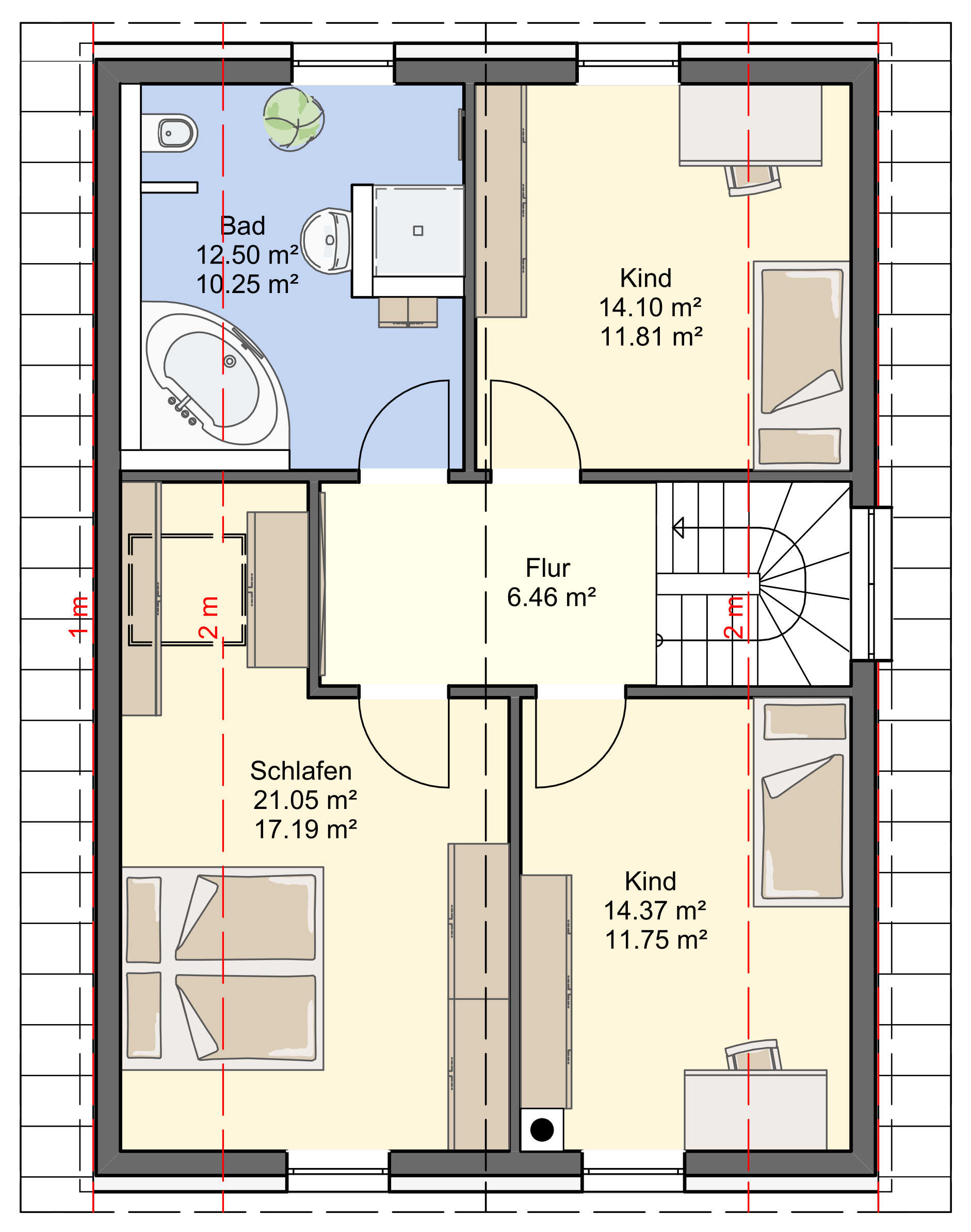 Grundriss Dachgeschoss