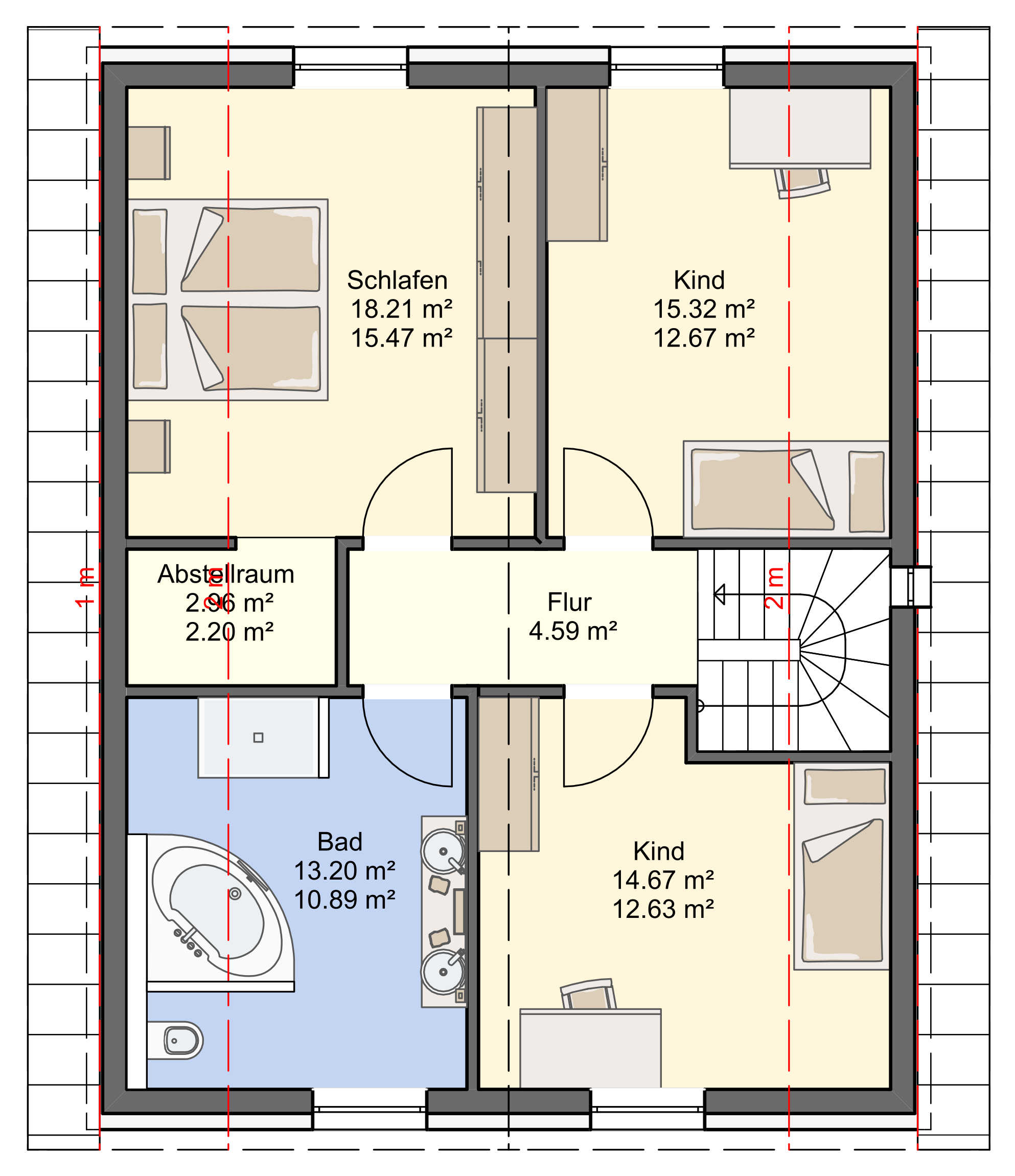 Grundriss Dachgeschoss