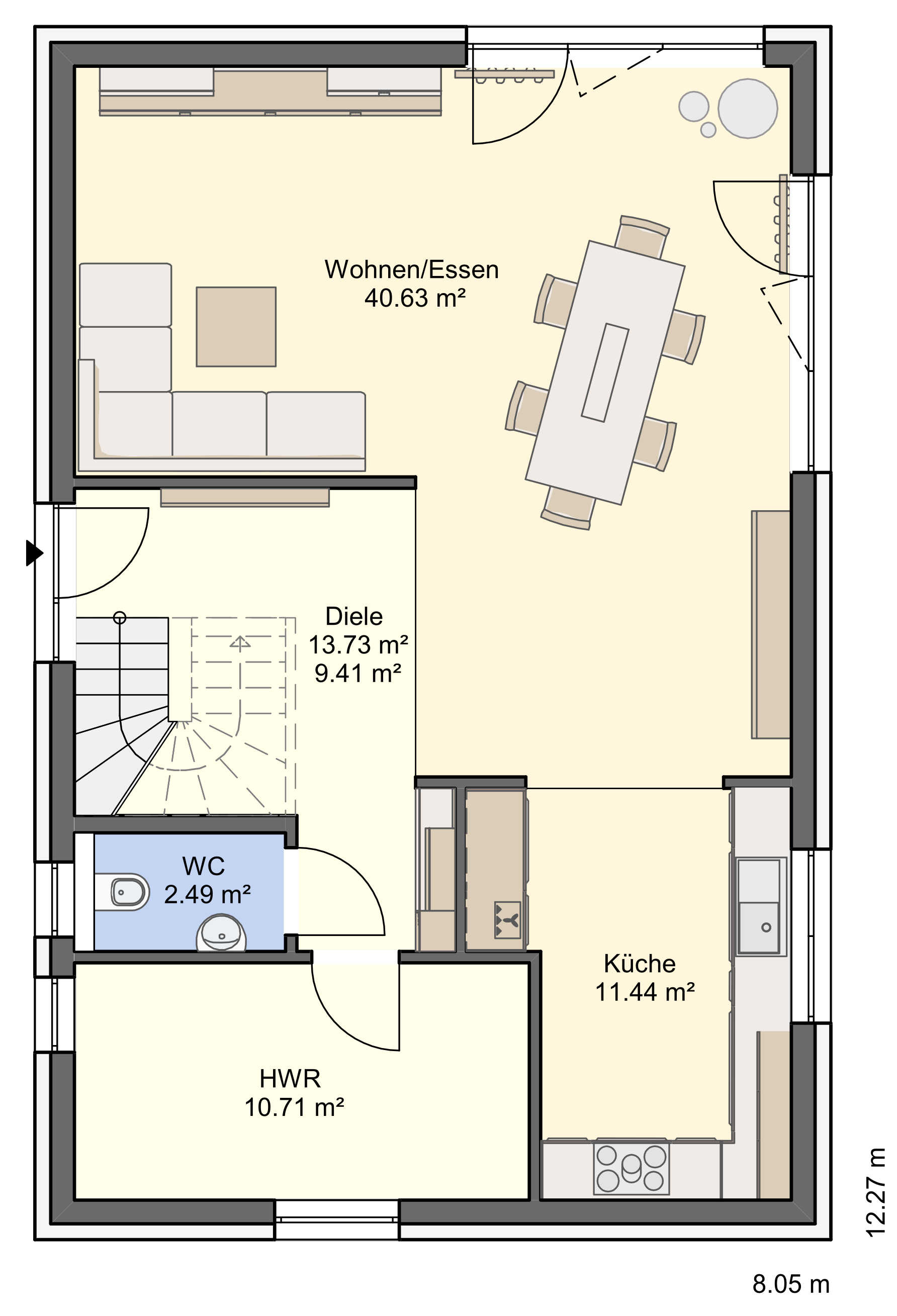 Grundriss Erdgeschoss
