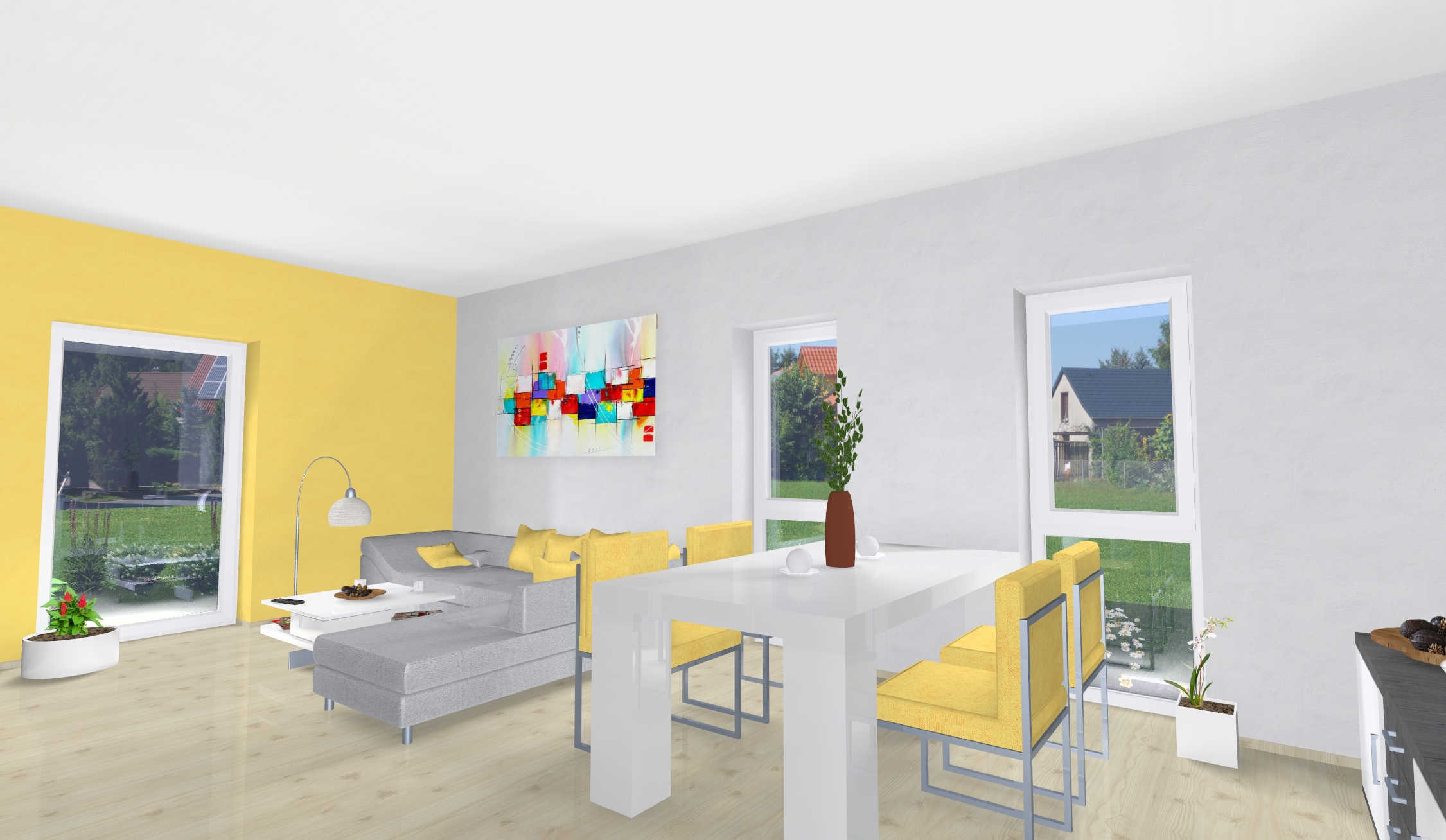 Innenansicht Wohnen/Essen