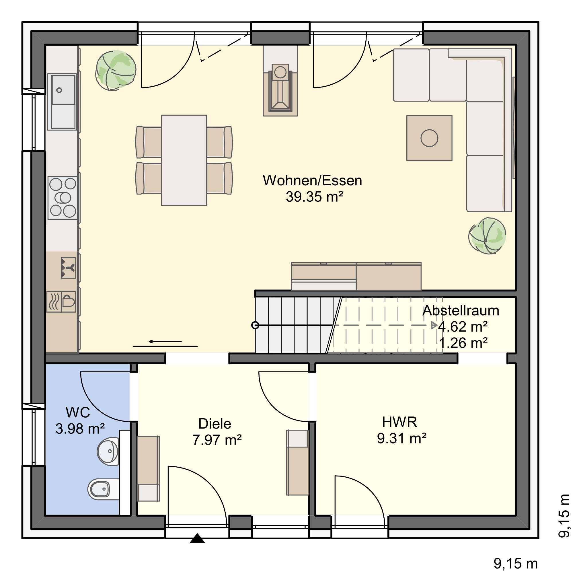Grundriss Erdgeschoss