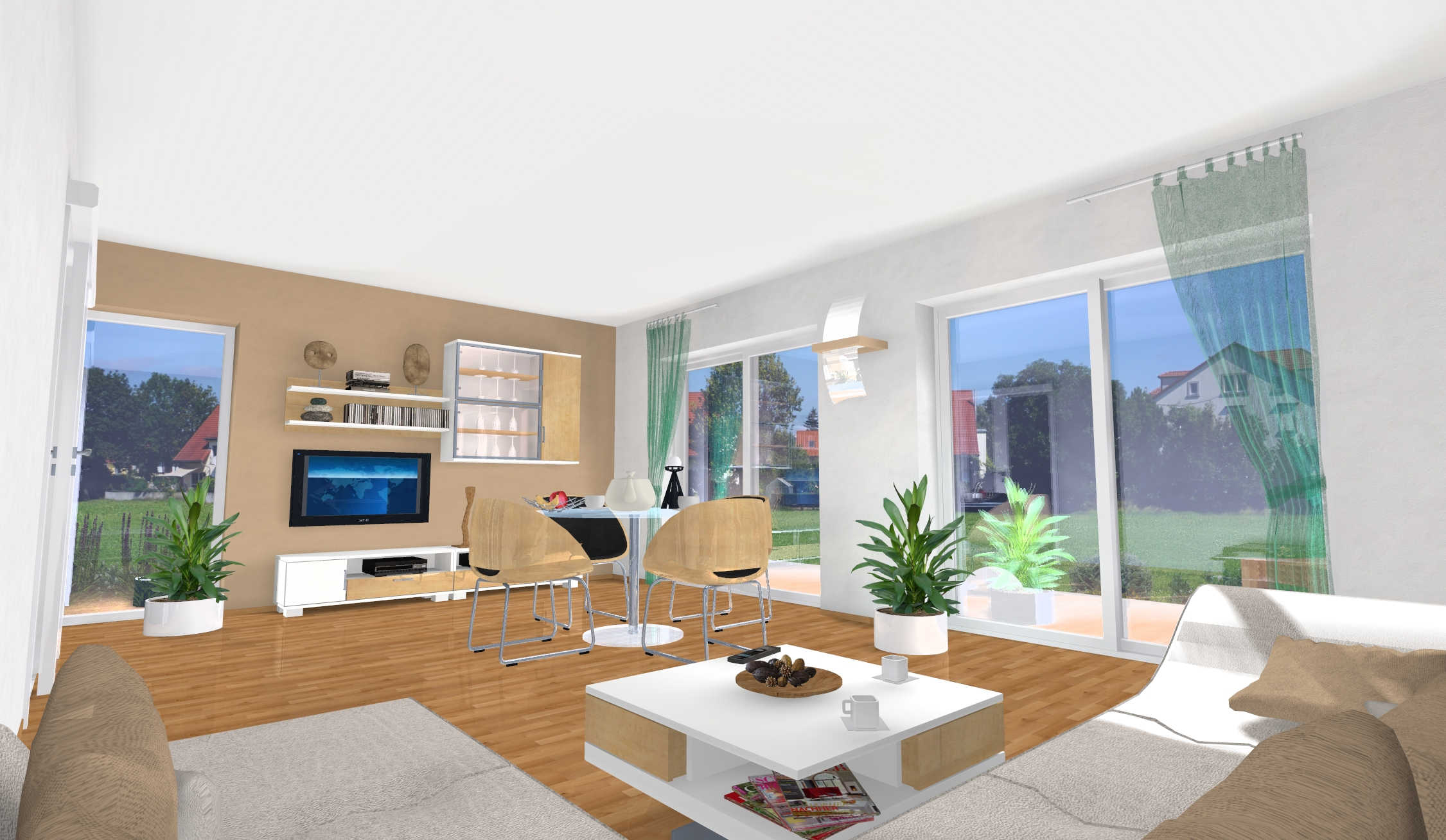 Innenansicht Wohnen/Essen