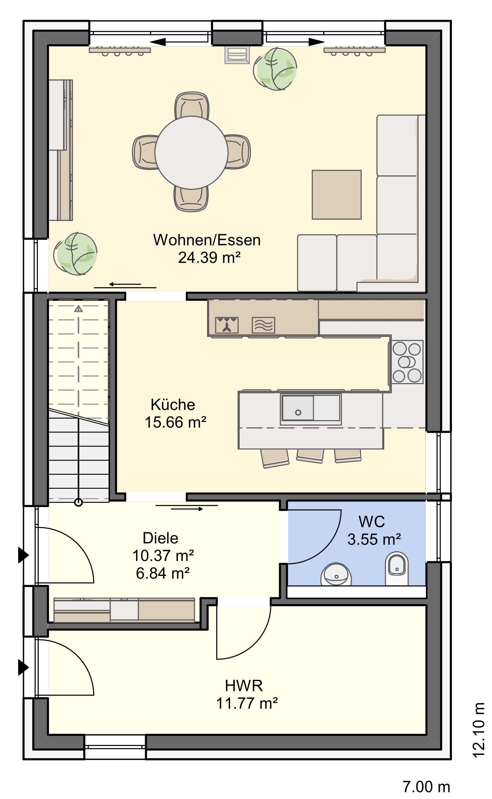 Grundriss Erdgeschoss