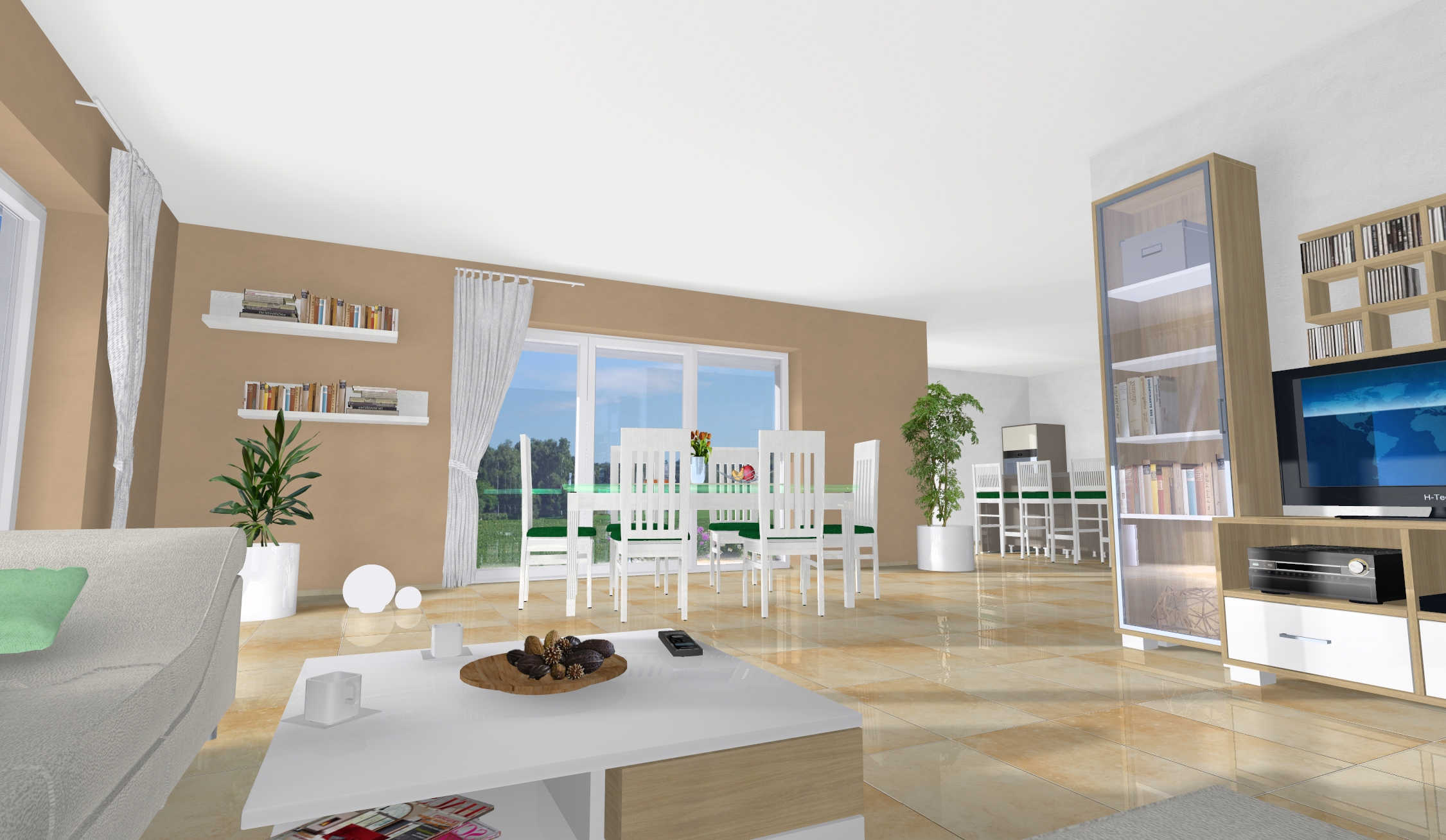 Innenansicht Wohnen/Essen