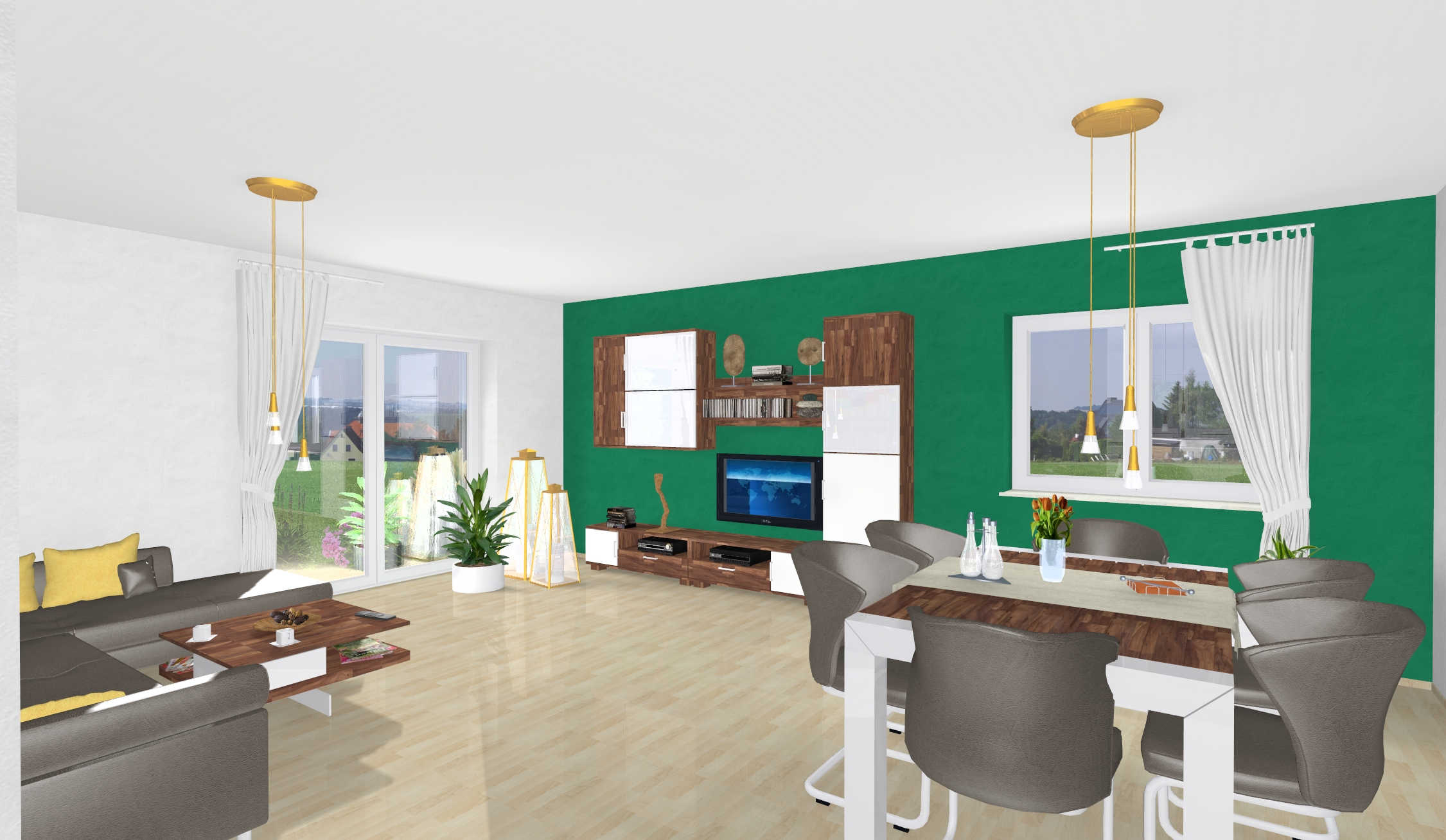 Innenansicht Wohnen/Essen