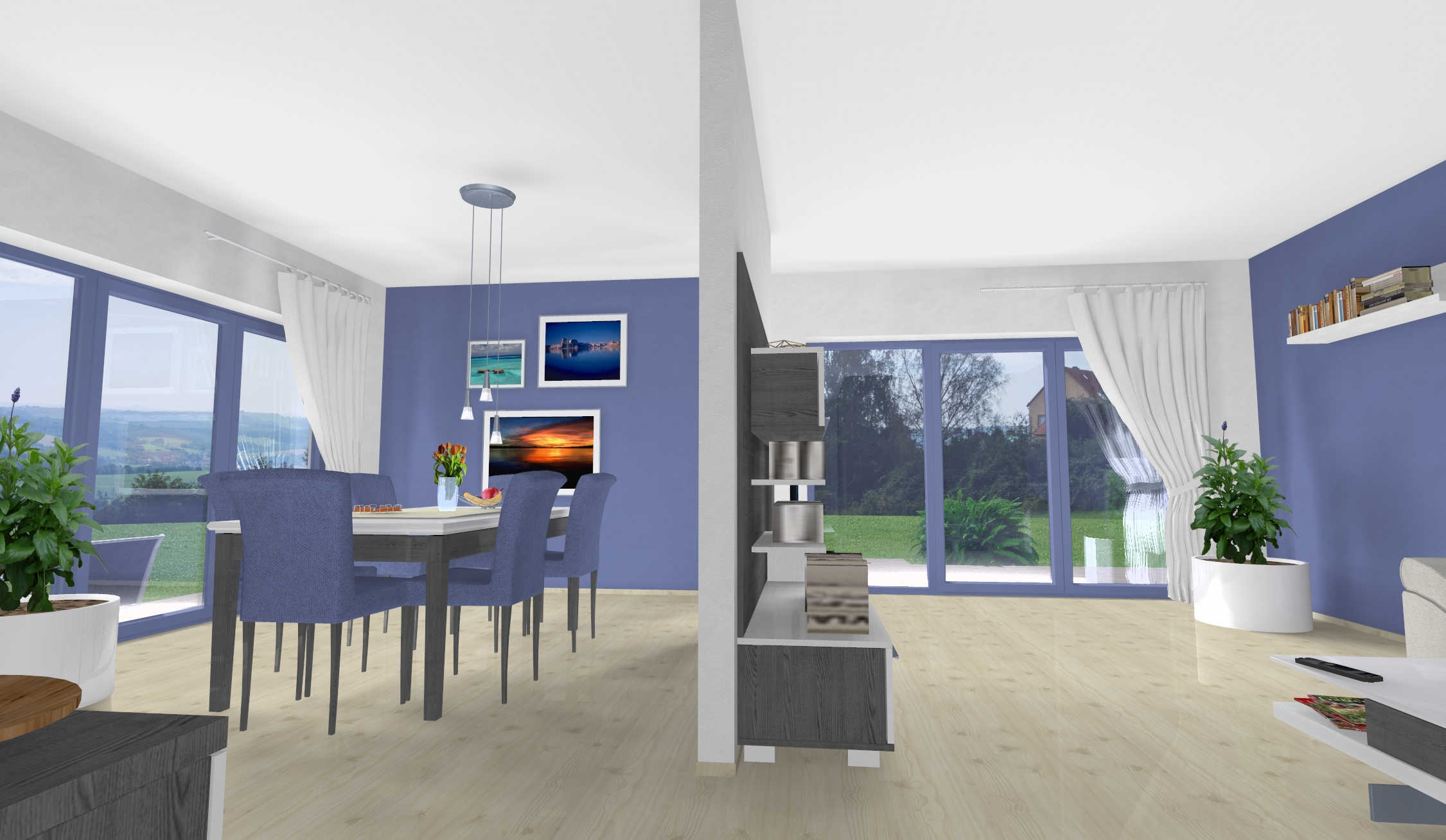 Innenansicht Wohnen/Essen