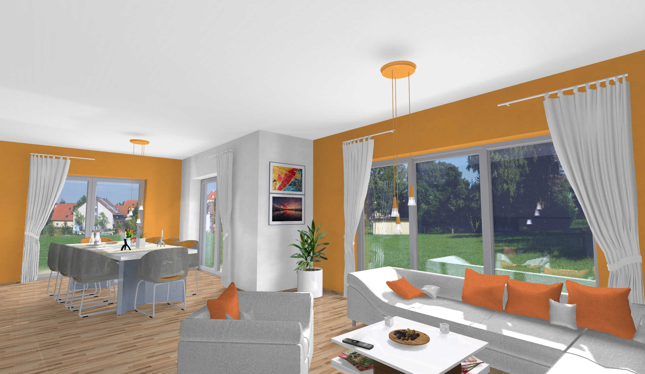 Innenansicht Wohnen/Essen