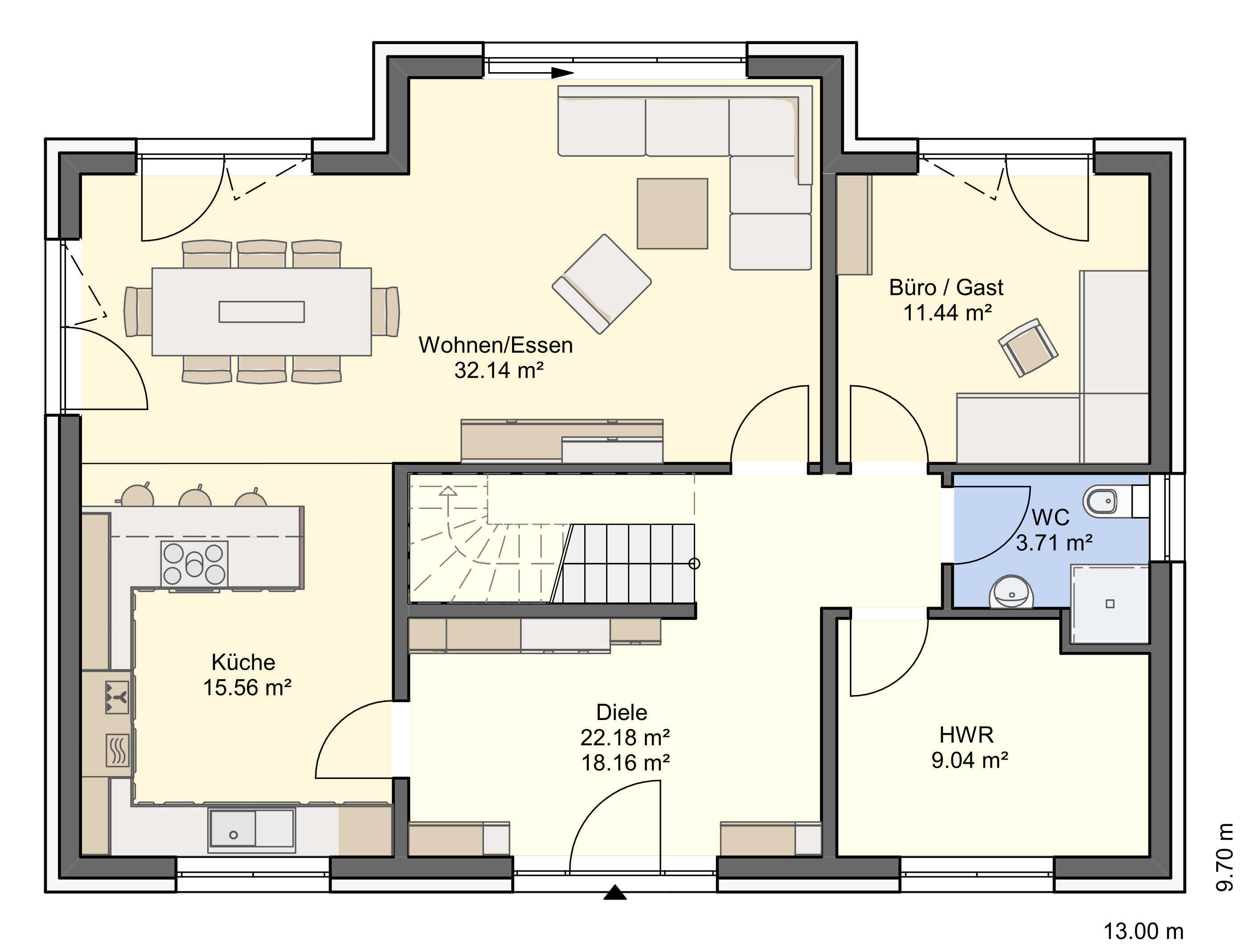 Grundriss Erdgeschoss