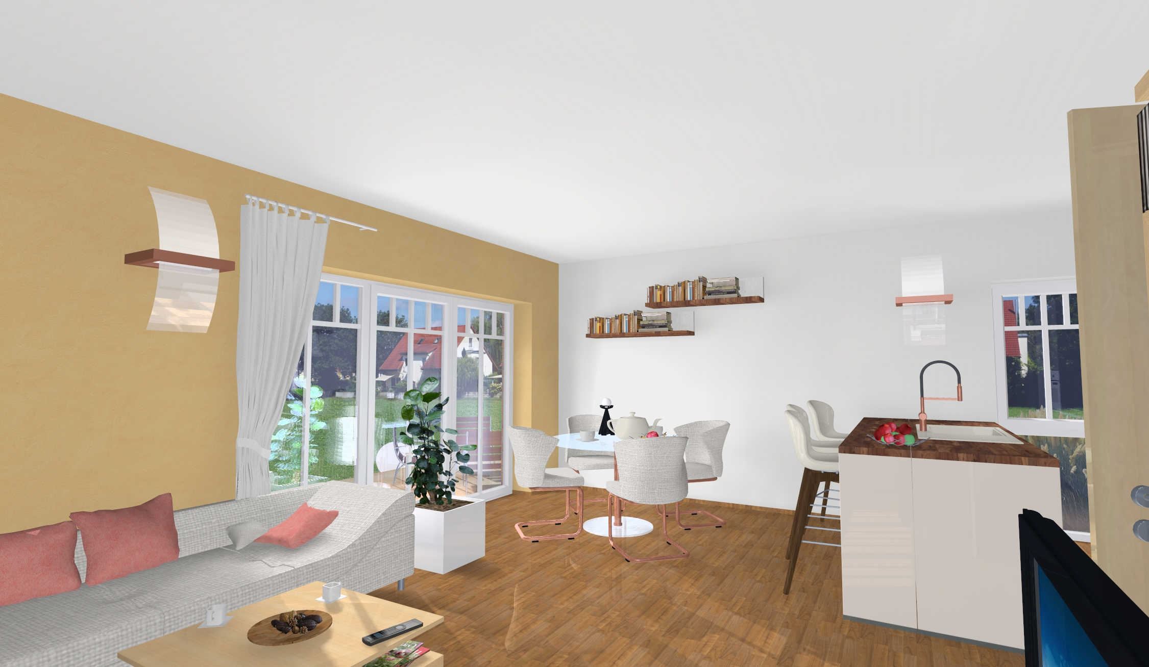 Innenansicht Wohnen/Essen