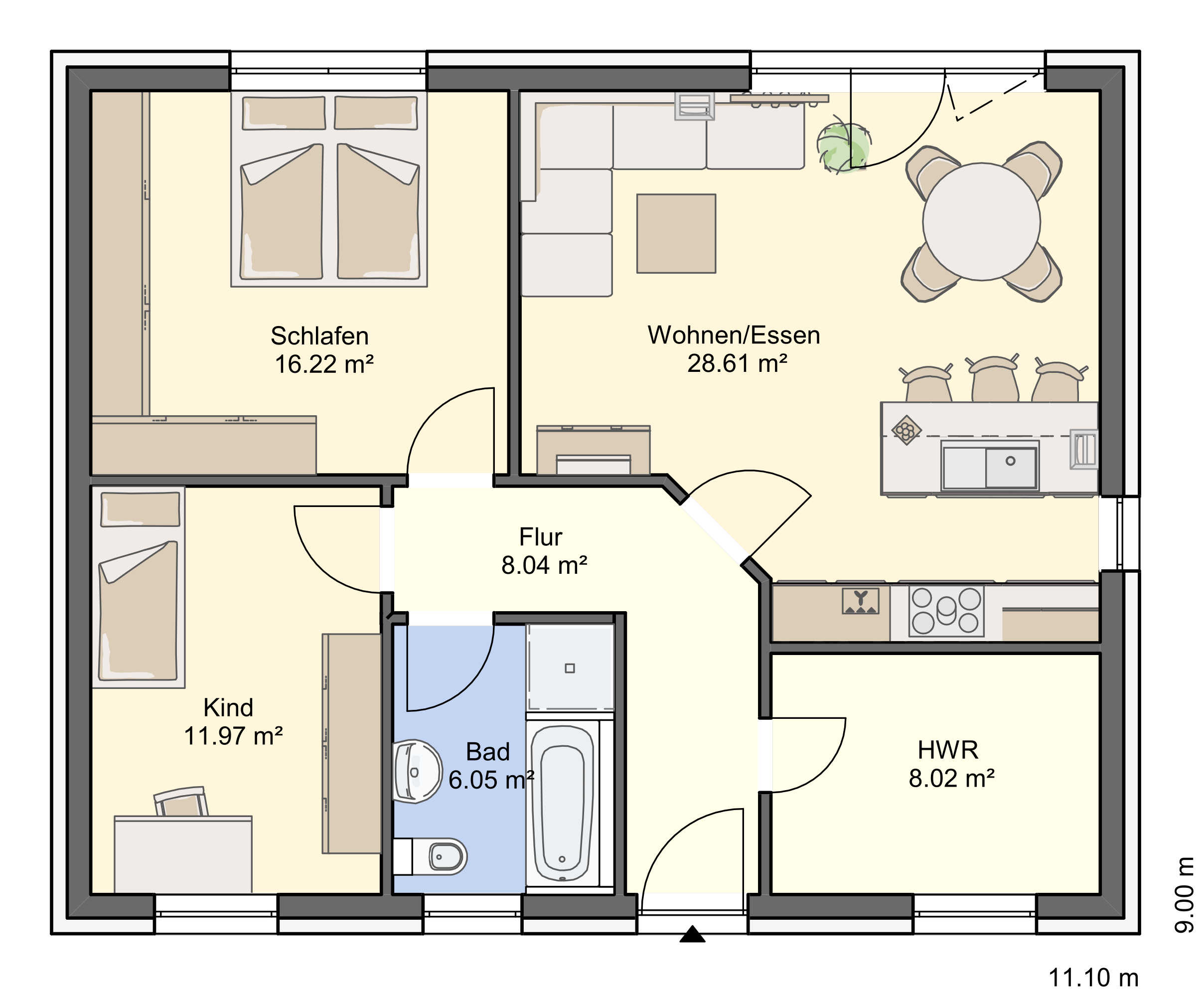 Grundriss Erdgeschoss