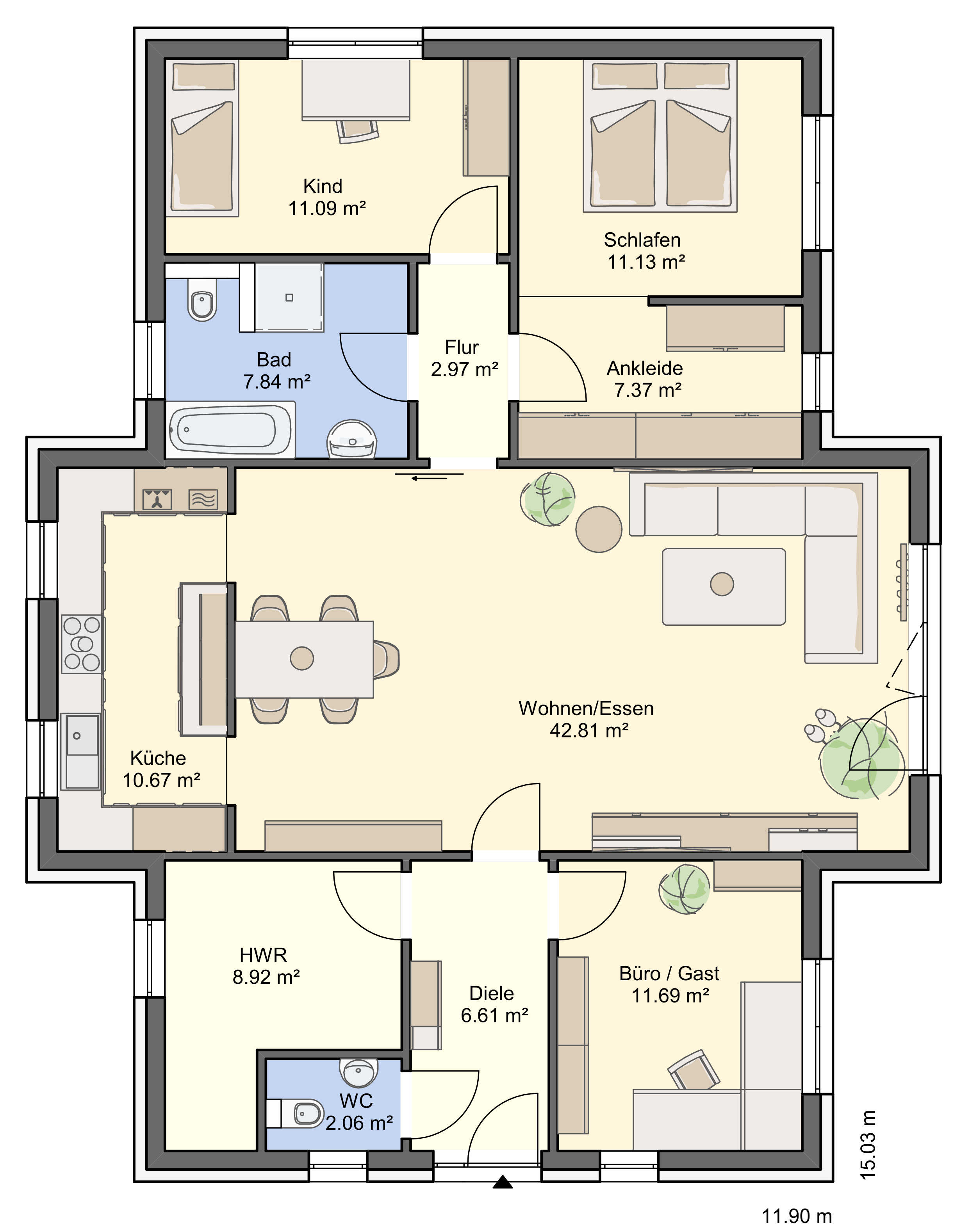 Grundriss Erdgeschoss