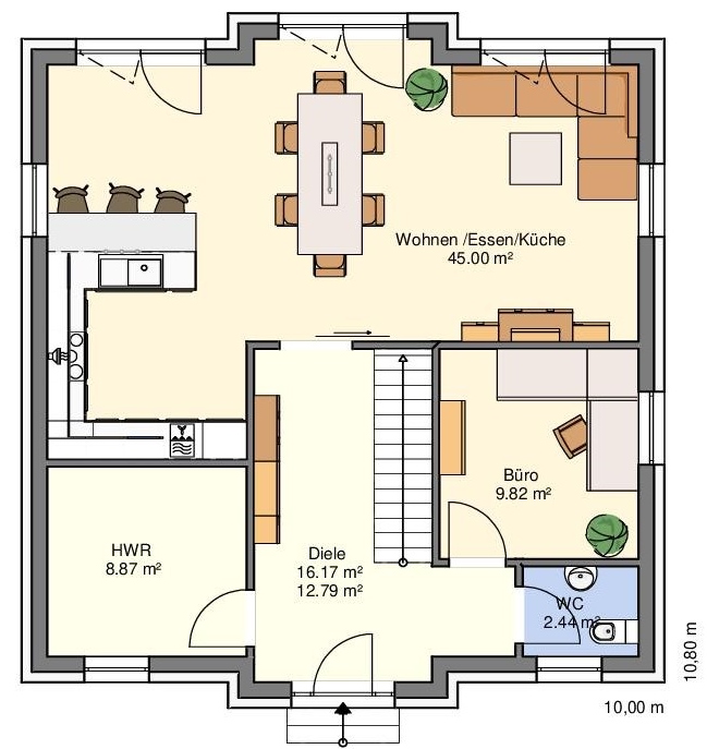Grundriss Erdgeschoss