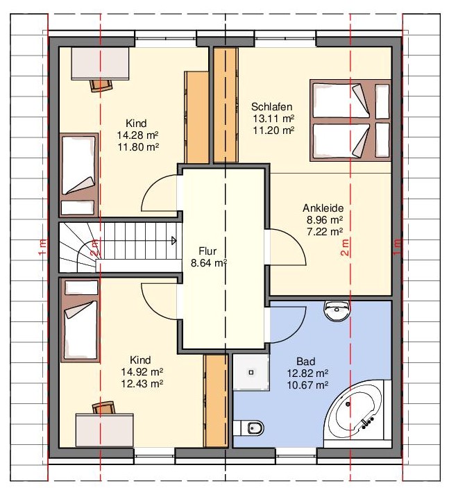Grundriss Dachgeschoss