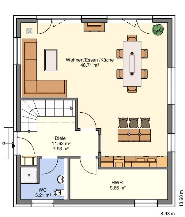 Grundriss Erdgeschoss