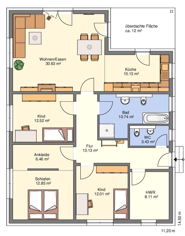 Grundriss Erdgeschoss