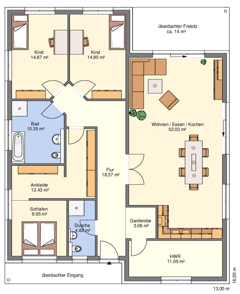 Grundriss Erdgeschoss