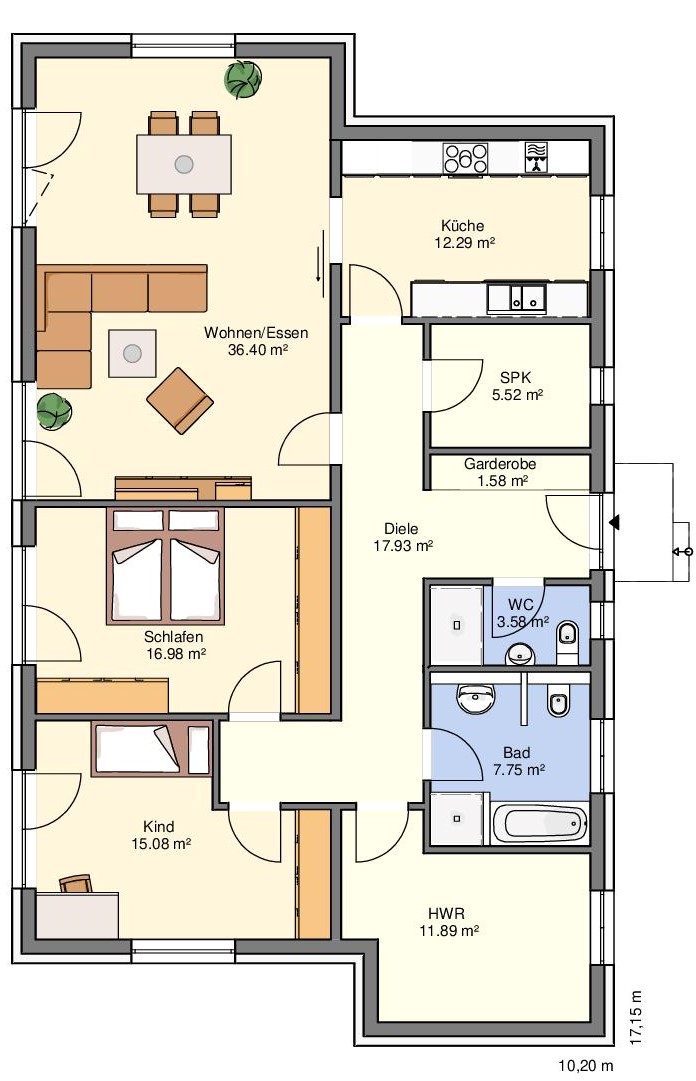 Grundriss Erdgeschoss